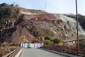 長陽大橋復旧工事［戸下側］