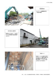 2023年 阿蘇神社 復旧状況 : 楼門の修復